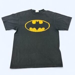 Black and yellow vintage Batman tee‎ Size Large